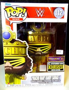 lot 55 image: Funko Pop Macho Man Randy Savage 112 WWE $$$