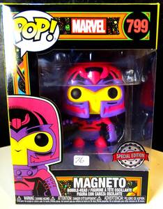 lot 76 image: Funko Pop X-Men #799 - Magneto Blacklight $$