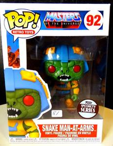 lot 81 image: Funko Pop Snake Man-At-Arms Specialty Series, #92 $