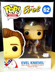 lot 82 image: Funko Pop Vinyl Evel Knievel #62 $$