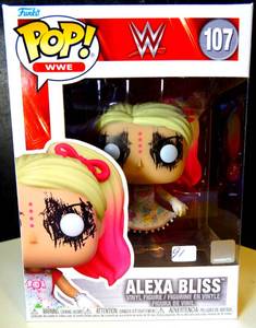 lot 91 image: WWE Alexa Bliss WM37 Funko Pop Vinyl Figure #107 $$