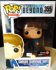 lot 118 image: Funko Pop Star Trek Beyond Chekov Survival Suit $$