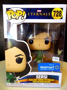 lot 136 image: Funko Pop Sersi #728 Marvel Eternals Walmart Exclusive