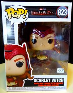 lot 137 image: Funko Pop Vinyl Marvel - Scarlet Witch #823
