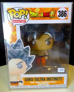 lot 140 image: Funko Pop Dragon Ball Super Goku Ultra Instinct