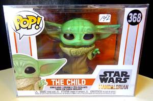 lot 142 image: Funko Pop Star Wars The Mandalorian Child #368