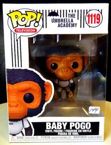lot 144 image: Funko Pop The Umbrella Academy Baby Pogo #1119