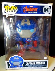lot 149 image: OVERSIZED Funko Pop Vinyl 10 Inch #841 CAPT AMERICA