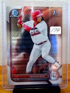 lot 174 image: Joshua Baez - 2022 Bowman Chrome 1st Bowman