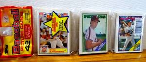 lot 178 image: 1988 Topps Baseball Rack Pack (42 cards) SEALED