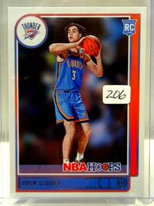 lot 206 image: 2021-22 NBA HOOPS JOSH RIDDEY #202 RC