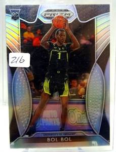 lot 216 image: 2019-20 Bol Bol Prizm Draft Picks Rookie RC #45