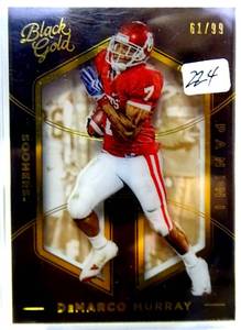 lot 224 image: 2016 Black Gold Collegiate 99 DeMarco Murray #31