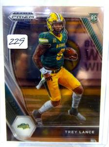 lot 229 image: 2021 Panini Prizm Draft Picks #120 Trey Lance RC