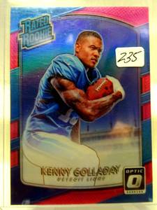 lot 235 image: 2017 OPTIC Pink Rated Rookie #175 Kenny Golladay