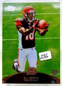 lot 236 image: 2011 Topps Prime AJ Green #31 RC