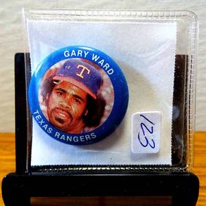lot 123 image: 1984 Fun Foods Baseball Pins # 95 GARY WARD