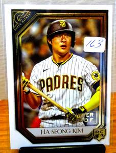 lot 163 image: 2021 Topps Gallery #153 Ha-Seong Kim RC San Diego Padres