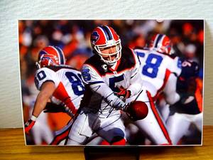 lot 85 image: TRENT EDWARDS SIGNED BUFFALO BILLS FOOTBALL 5x7 PHOTO