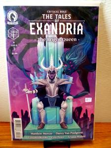 lot 107 image: CRITICAL ROLE THE TALES OF EXANDRIA THE BRIGHT QUEEN # 3 DARK HORSE COMICS