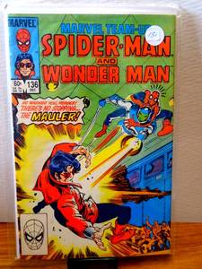 lot 131 image: Marvel Comics Spider Man And Wonder Woman 136 Dec 1983 $$