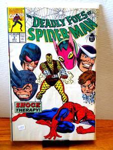 lot 132 image: 1991 Marvel Comics #3 The Deadly Foes Spider-Man