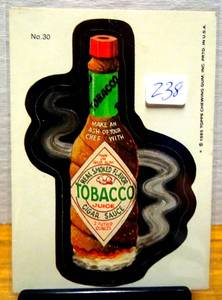 lot 238 image: VINTAGE 1985 Topps Wacky Packages Tobacco Juice #30