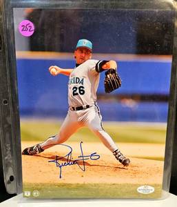 lot 252 image: Richie Lewis Signed Autographed 8 x 10 Photo