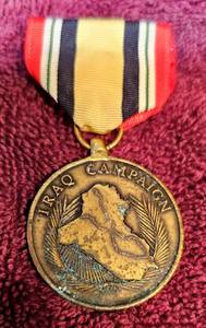 lot 267 image: ORIGINAL IRAQ SERVICE MEDAL