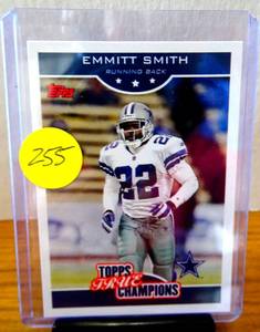 lot 255 image: 2006 Topps True Champions Emmitt Smith #16