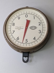 lot 22 image: Chatillion 027 Hanging Scale - 20 lbs