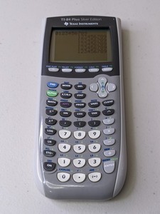 lot 24 image: Texas Instruments TI-84 Plus Silver Edition Graphing Calculator