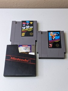 lot 25 image: Lot of 3 - Nintendo NES Games Ballon Fight, Excitebike, WILLOW