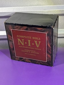 lot 60 image: Complete Bible NIV New International Version Narrated by Steven B. Stevens - Cassettes