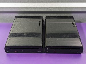 lot 74 image: Lot of 2 - Nintendo Wii-U WUP-101(02) Console System Only
