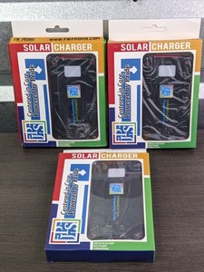 lot 108 image: Lot of 3 - JPS Solar Charger Power Bank - NEW