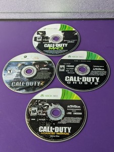 lot 176 image: Lot of 4 - XBOX 360 Call of Duty Games
