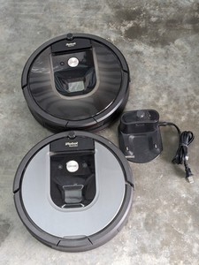 lot 248 image: Lot of 2 - iRobot Roomba Vacuum Model 960 & 985