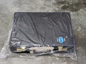 lot 254 image: NEW Black Hard Sided Briefcase