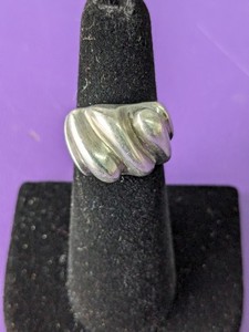 lot 268 image: Sterling Silver 925 Ring, Size 6, 10.9grams