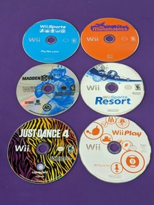 lot 288 image: Lot of 6 - Nintendo Wii Games