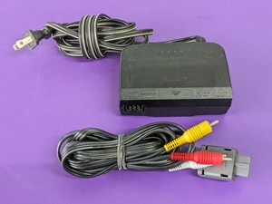 lot 289 image: Nintendo 64 Power Supply  Video Cable