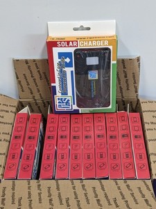 lot 303 image: Lot of 11 - JPS Solar Charger Power Bank - NEW