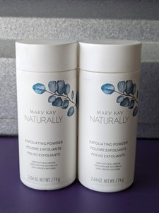 lot 211 image: Lot of 2 - Mary Kay Naturally Exfoliating Powder 2.64oz - NEW