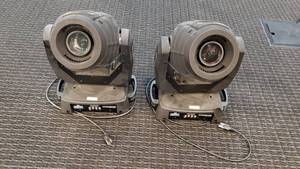 lot 3 image: Pair of Chauvet Intimidator Series Spot LED 350 Moving Head DJStage Spotlights