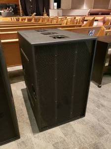 lot 9 image: WOW Mach Ballister Sub 18 1000W Subwoofer.  Was in service just a few weeks ago