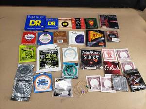 lot 120 image: Large Lot of Guitar String.  Includes Everything Pictured.
