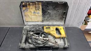 lot 12 image: Dewalt 1 Rotary Hammer Drill w Attachments, Model DW567