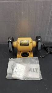 lot 23 image: Barely Used Dewalt 6 Bench Grinder, Model DE756