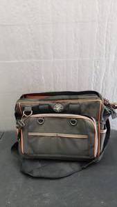 lot 46 image: Klein Tools Heavy Duty Tool Bag w Lots of Compartments